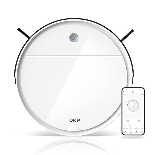 OKP K5 Robot Vacuum - Alexa/Google Compatible, Ideal for Pets