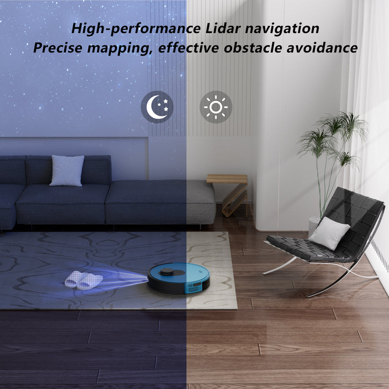 Load image into Gallery viewer, OKPLIFE L1 Lidar Robot Vacuum Cleaner Green