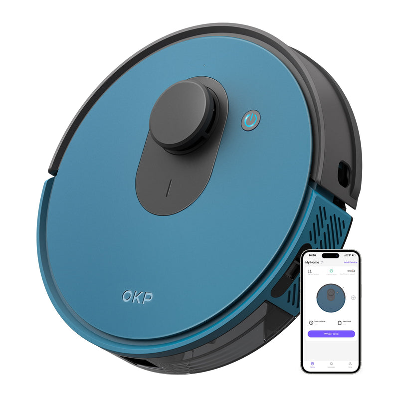 Load image into Gallery viewer, OKPLIFE L1 Lidar Robot Vacuum Cleaner Green