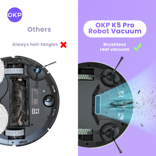 OKP LIFE K5 PRO Robot Vacuum with Mop