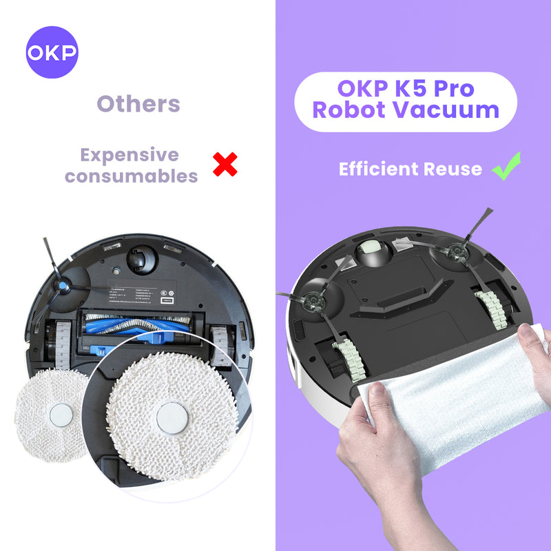 Load image into Gallery viewer, OKP LIFE K5 PRO Robot Vacuum with Mop
