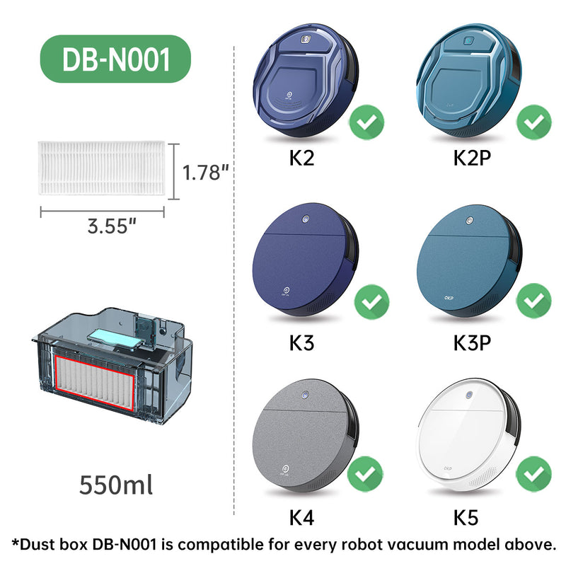 Load image into Gallery viewer, OKP 550ML Dustbin Replacement
