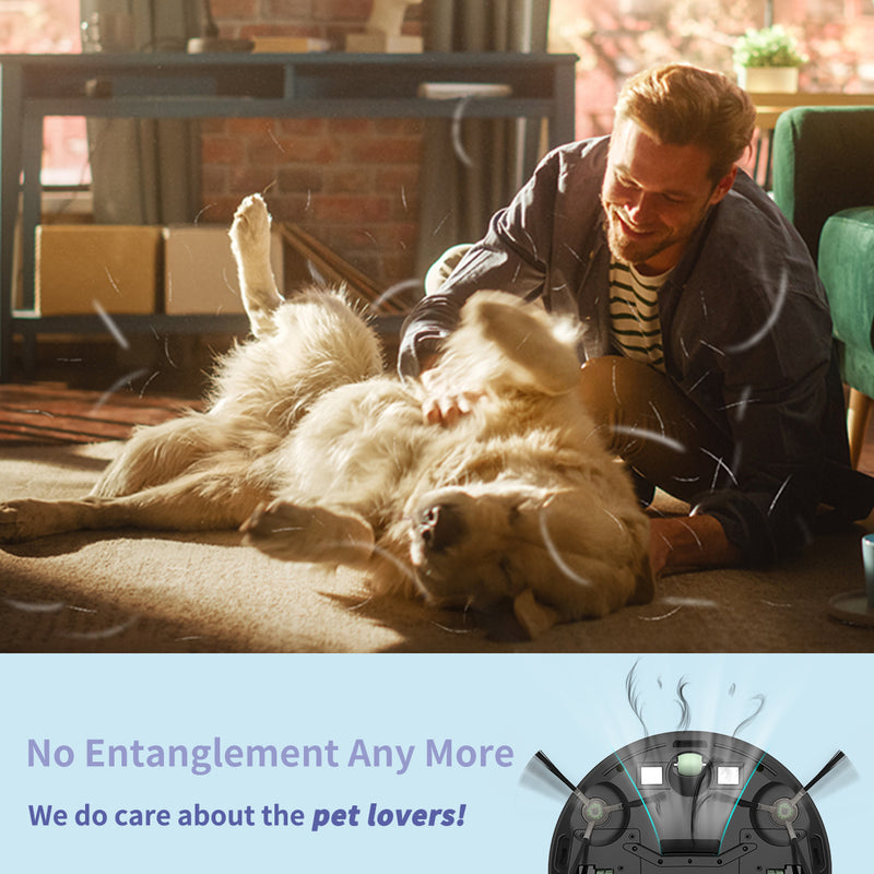 Load image into Gallery viewer, OKP K2 Robot Vacuum Cleaner - Tailored for Pets, 1800mAh
