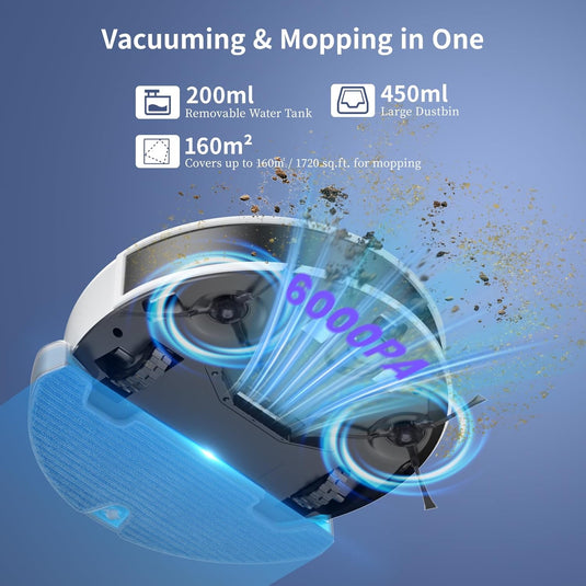 OKP Life Robot Vacuum L6 Aqua