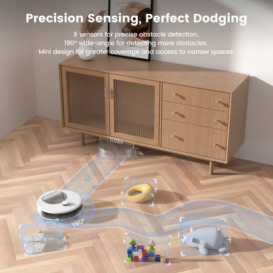 OKP Robot Vacuum and Mop Combo L6 Aqua