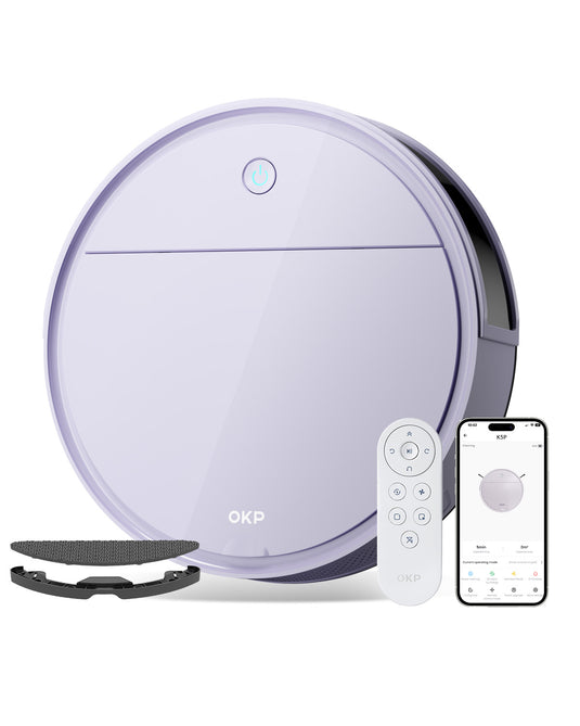 OKP K5 PRO Robot Vacuum with Mop -Purple te